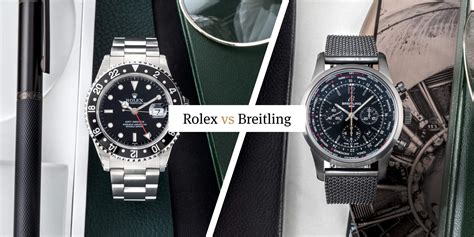 quality breitling vs rolex